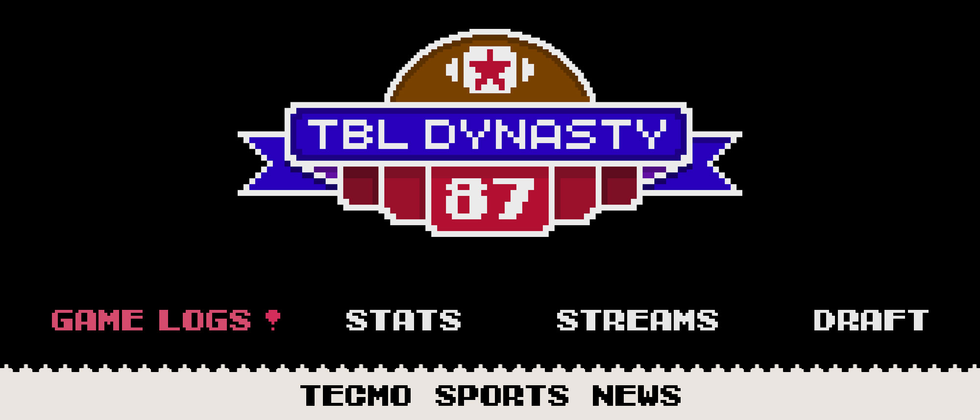 TBL 14 Game Logs | Tecmo Bowl League