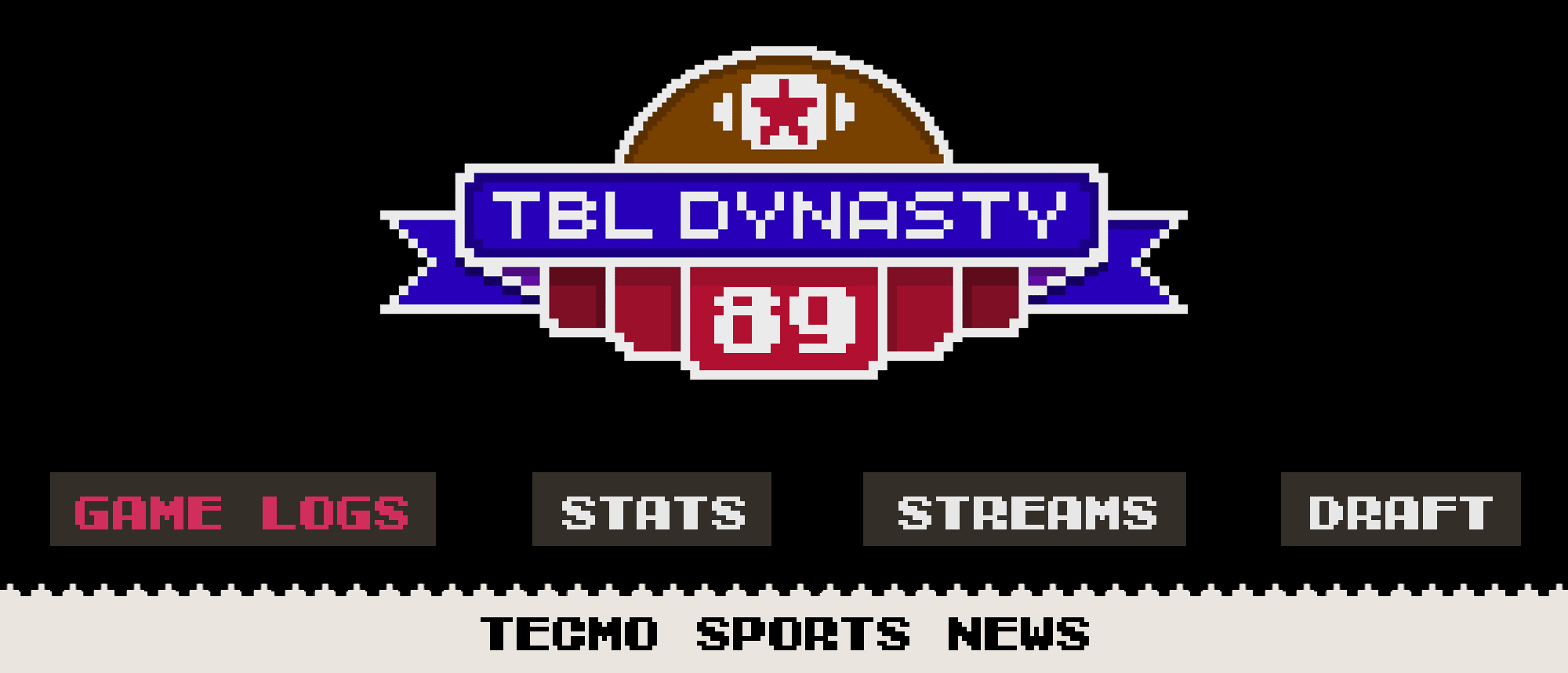 1989 Dynasty Game Logs | Tecmo Bowl League