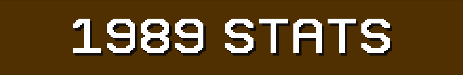 1989 Dynasty Stats & Standings | Tecmo Bowl League