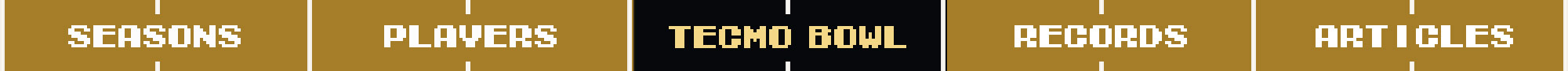 Tecmo Bowl League