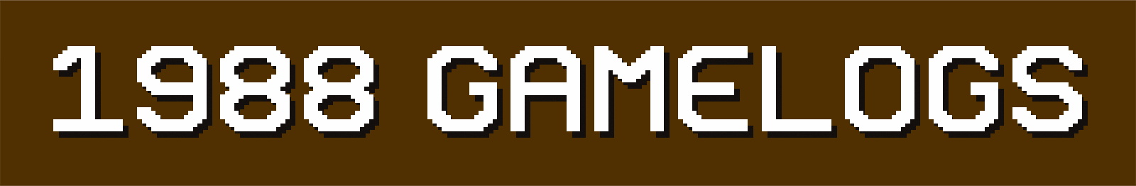1988 Dynasty Game Logs | Tecmo Bowl League