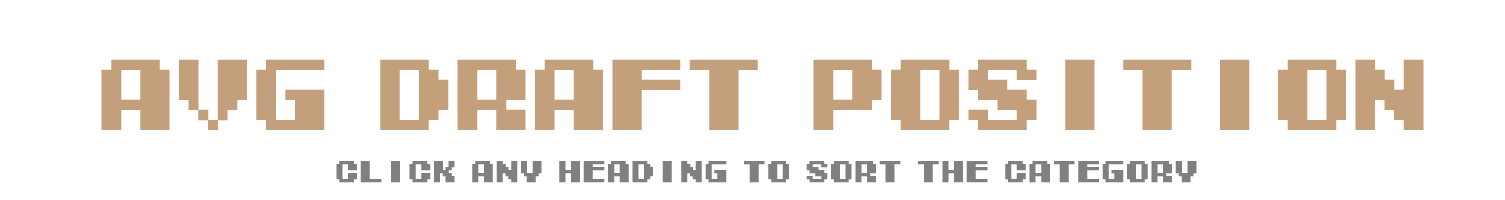 Draft Guide - All Players | Tecmo Bowl League