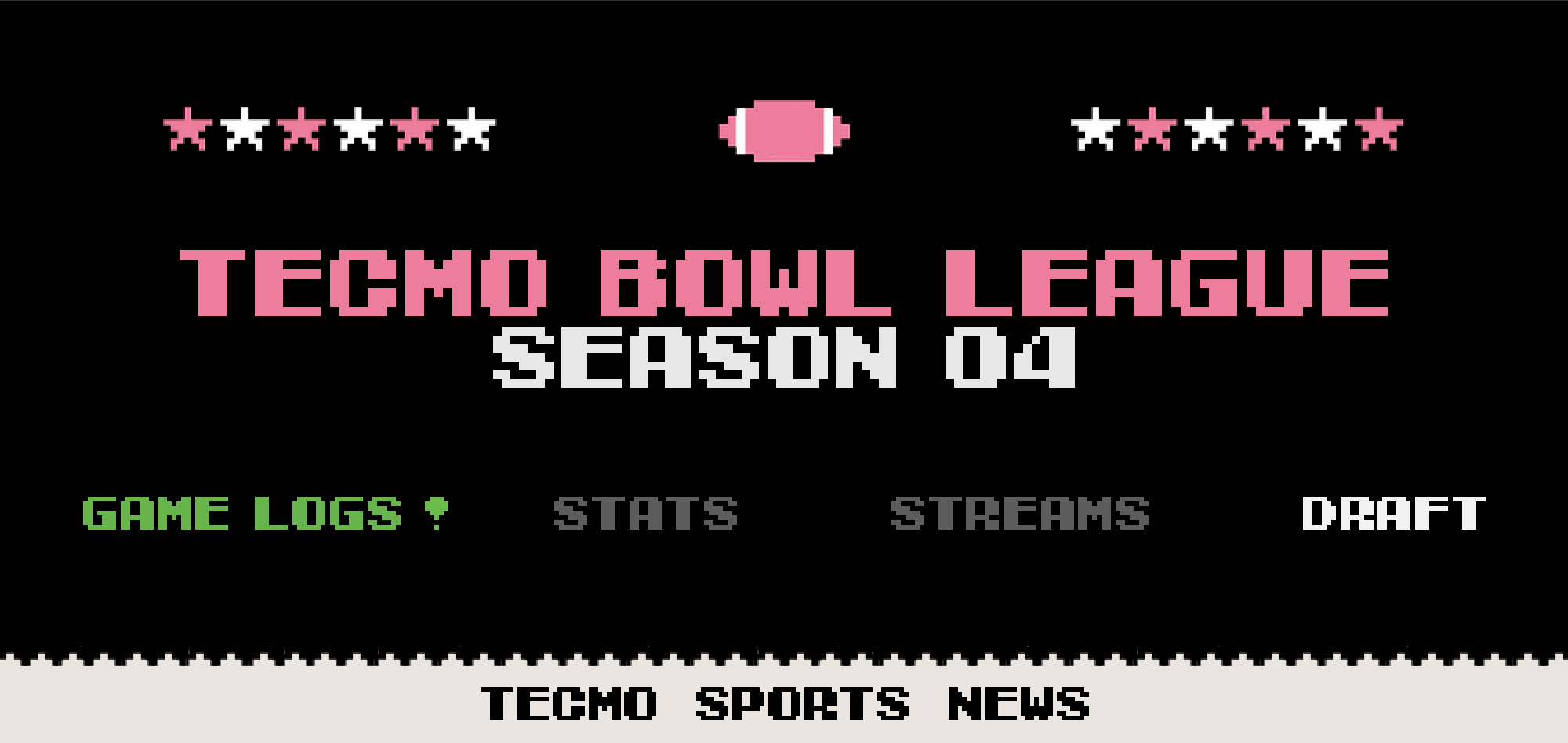 TBL 04 Game Logs | Tecmo Bowl League