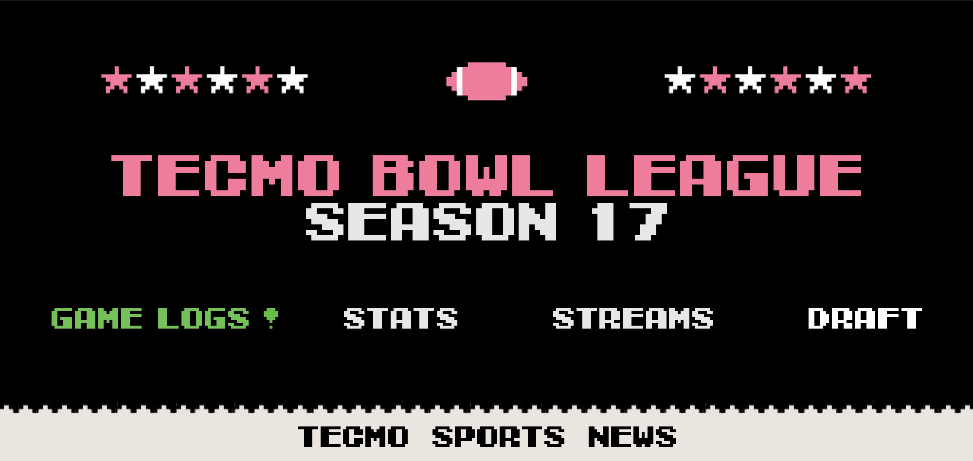 TBL 17 Game Logs | Tecmo Bowl League