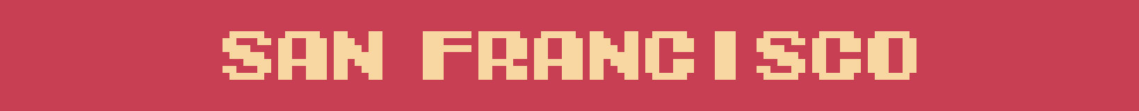 San Francisco | Tecmo Bowl League